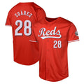 Cincinnati Reds #28 Eugenio Su¨¢rez Player Red AmberGomez 2026 City Connect Limited Home Stitched Jerseys