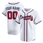 Custom Atlanta Braves White AmberGomez Home Limited Jersey