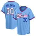 Atlanta Braves #30 Drake Baldwin Powder Blue AmberGomez 2026 City Connect Stadium Jersey