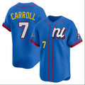 Arizona Diamondbacks #7 Corbin Carroll Player Blue AmberGomez National League All-Star Edition Limited Home Game Stitched Jerseys