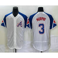 Atlanta Braves #3 Dale Murphy White AmberGomez 2023 City Connect Flex Base Stitched Jersey