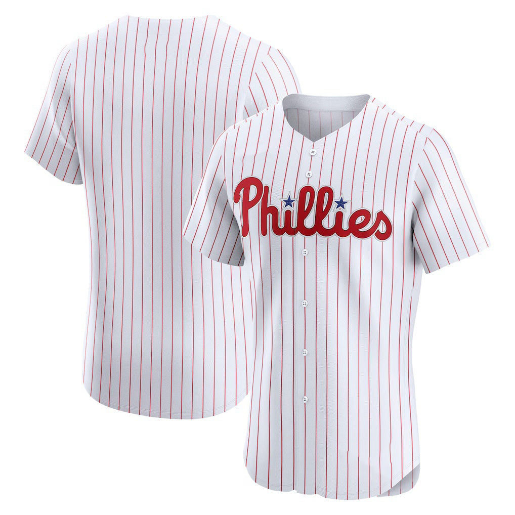 Philadelphia Phillies White AmberGomez Home Elite Jersey