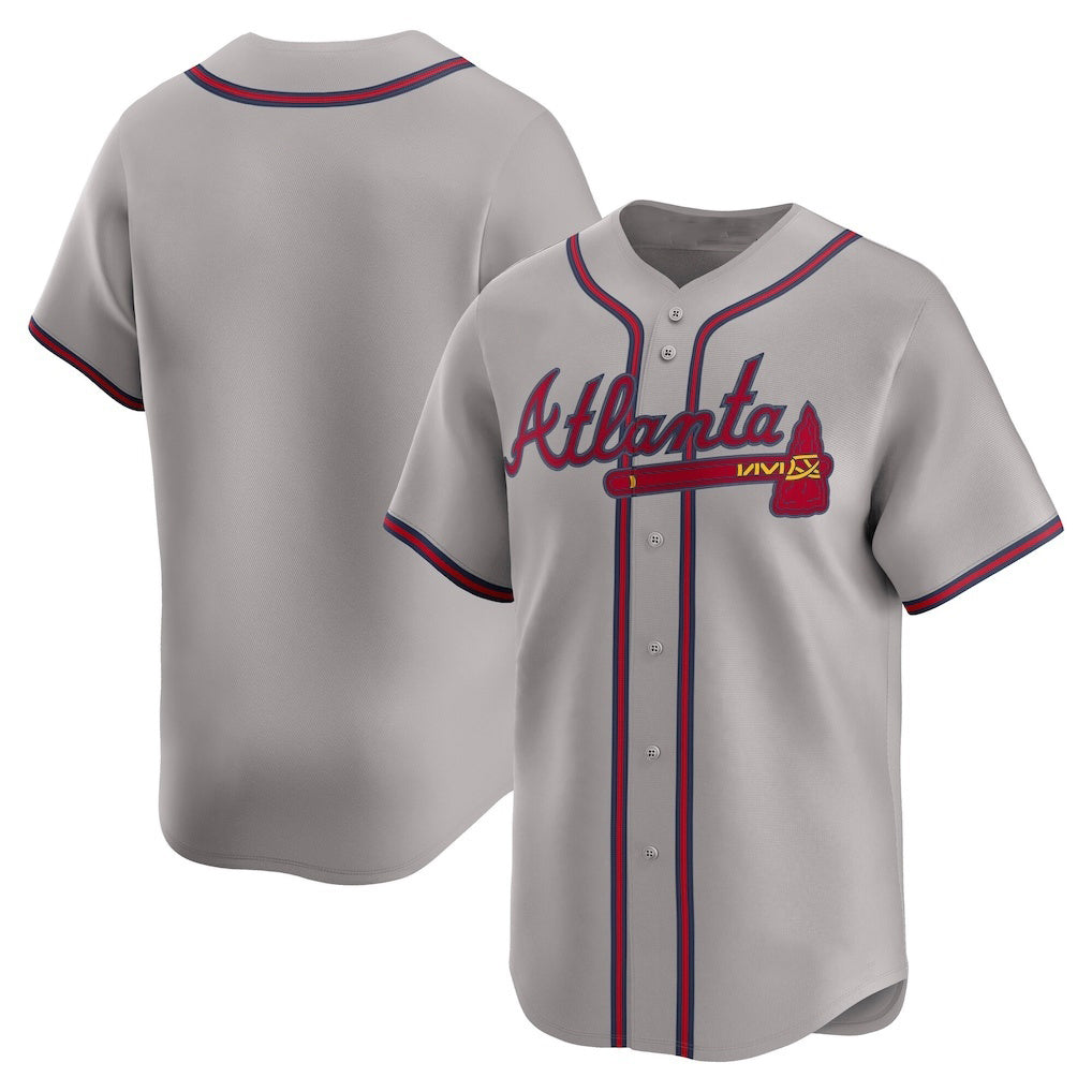 Atlanta Braves Gray AmberGomez Road Limited Jersey