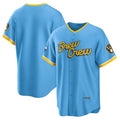 Milwaukee Brewers Powder Blue AmberGomez City Connect Replica Team Jersey