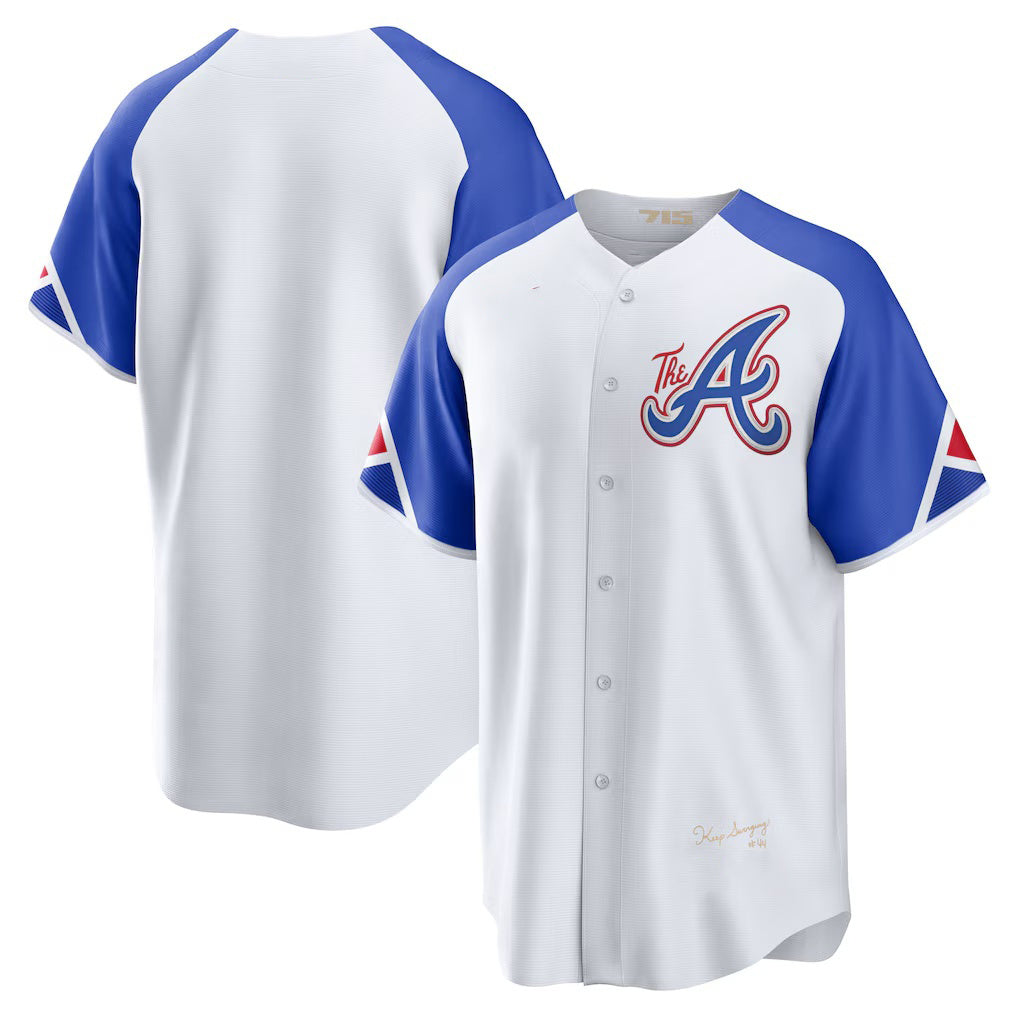 Atlanta Braves White AmberGomez 2023 City Connect Replica Jersey