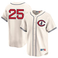 Chicago Cubs #25 Moises Ballesteros Player Cream AmberGomez Field of Dreams Limited Home Game Stitched Jerseys