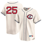 Chicago Cubs #25 Moises Ballesteros Player Cream AmberGomez Field of Dreams Limited Home Game Stitched Jerseys