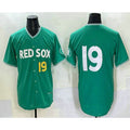 Boston Red Sox #19 Roman Anthony Green AmberGomez 2025 City Connect Limited Jersey