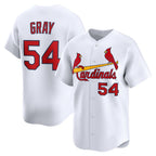 St. Louis Cardinals #54 Sonny Gray White AmberGomez Home Limited Player Jersey