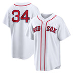 Boston Red Sox #34 David Ortiz White AmberGomez Home Replica Jersey