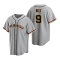 San Francisco Giants #9 Brandon Belt 2020 Grey AmberGomez Jersey