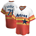 Houston Astros #71 Josh Hader Player Rainbow Cooperstown Collection AmberGomez T-shirt Stitched Jerseys