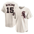Chicago White Sox #15 Sean Newcomb Player Cream AmberGomez Cooperstown Collection Limited Home Stitched Jerseys