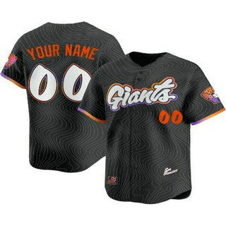 Custom San Francisco Giants Black AmberGomez 2025 City Connect Limited Jersey