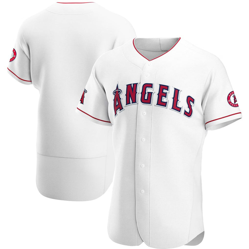Los Angeles Angels White AmberGomez Home Authentic Team Jersey