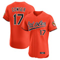 Baltimore Orioles #17 Colton Cowser Player Orange AmberGomez Limited Elite Home Game Stitched Jerseys