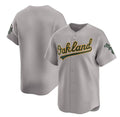 Oakland Athletics Blank Gray AmberGomez Away Limited Stitched Jersey