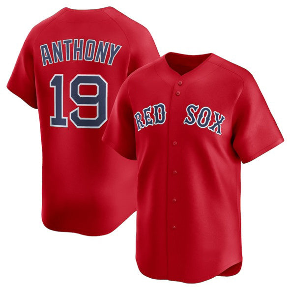 Boston Red Sox #19 Roman Anthony Red AmberGomez 2024 Alternate Limited Stitched Jersey