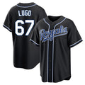 Kansas City Royals #67 Seth Lugo Player Black AmberGomez Carbon Fashion Home Game Stitched Jerseys