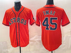 Houston Astros #45 Tatsuya Imai Orange AmberGomez Cool Base Stitched Jersey