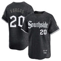 Chicago White Sox #20 Miguel Vargas Player Black AmberGomez City Connect Limited Home Stitched Jerseys