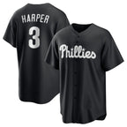 Philadelphia Phillies #3 Bryce Harper Black AmberGomez Lights Out Limited Stitched Jersey