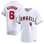 Los Angeles Angels #6 Anthony Rendon White AmberGomez Home Limited Player Jersey