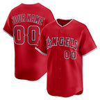 Custom Los Angeles Angels Red AmberGomez Alternate Limited Jersey