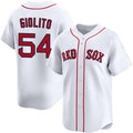 Boston Red Sox #54 Lucas Giolito White AmberGomez 2024 Home Limited Stitched Jersey