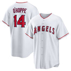 Los Angeles Angels #14 Logan O'Hoppe White AmberGomez Home Replica Jersey