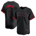 Cincinnati Reds #11 Barry Larkin Black AmberGomez City Connect Limited Player Jersey