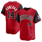 Chicago White Sox #14 Paul Konerko Red Black AmberGomez 2025 City Connect Limited Stitched Jersey