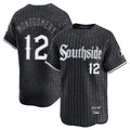 Chicago White Sox #12 Colson Montgomery Player Black AmberGomez City Connect Limited Home Stitched Jerseys