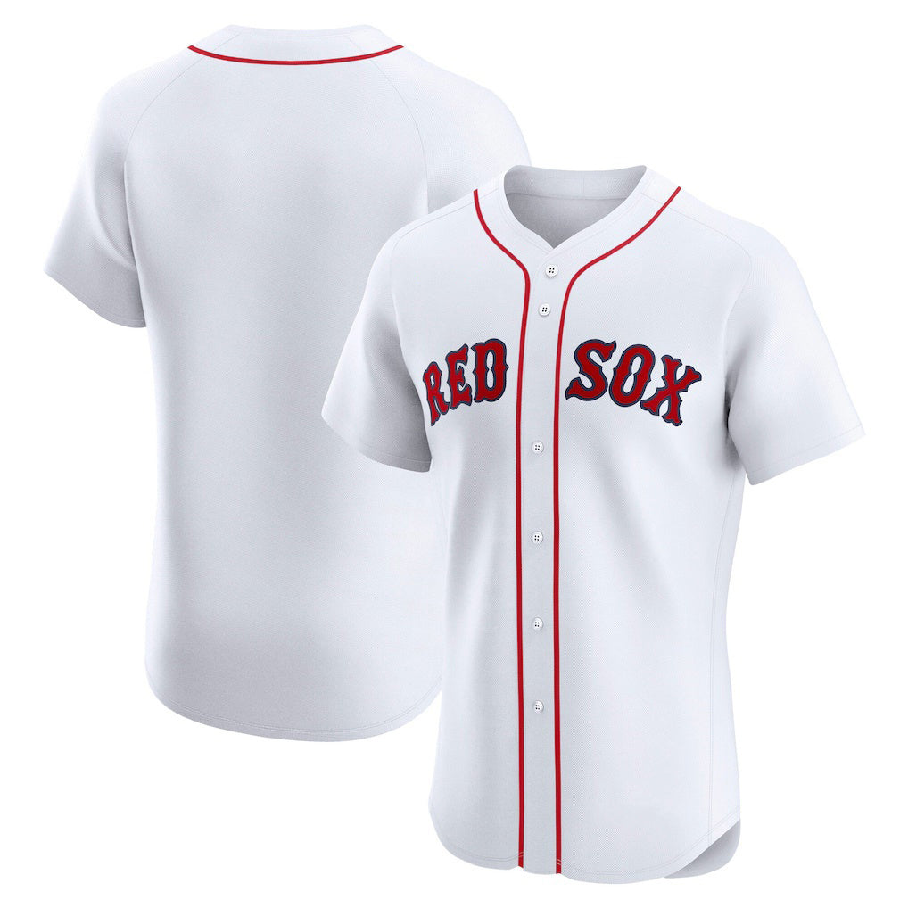 Boston Red Sox White AmberGomez Home Elite Jersey