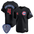 Chicago Cubs #4 Pete Crow-Armstrong Player Black AmberGomez Vapor Premier Limited Home Stitched Jerseys