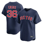 Boston Red Sox #36 Triston Casas Player Navy AmberGomez Limited Home Game Stitched Jerseys1
