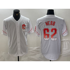 San Francisco Giants #62 Logan Webb White AmberGomez City Connect Stitched Cool Base Jersey
