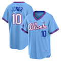 Atlanta Braves #10 Chipper Jones Powder Blue AmberGomez 2026 City Connect Stadium Jersey