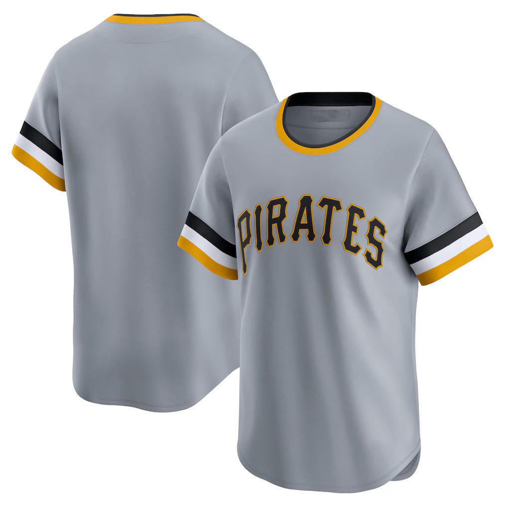 Pittsburgh Pirates Gray AmberGomez Cooperstown Collection Limited Jersey