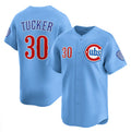 Chicago Cubs #30 Kyle Tucker Blue AmberGomez 2024-25 2nd Alternate Limited Stitched Jersey