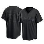 Houston Astros #71 Josh Hader Player Black AmberGomez Fashion T-shirt Home Game Stitched Jerseys