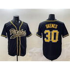 Pittsburgh Pirates #30 Paul Skenes Black AmberGomez Cool Base Stitched Jersey