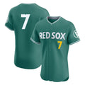 Boston Red Sox #7 Masataka Yoshida Player Green AmberGomez City Connect Limited Elite Home Game Stitched Jerseys1