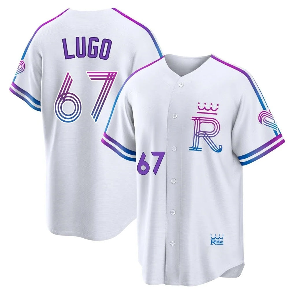 Kansas City Royals #67 Seth Lugo Player White AmberGomez 2026 City Connect Limited Home Stitched Jerseys