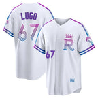 Kansas City Royals #67 Seth Lugo Player White AmberGomez 2026 City Connect Limited Home Stitched Jerseys