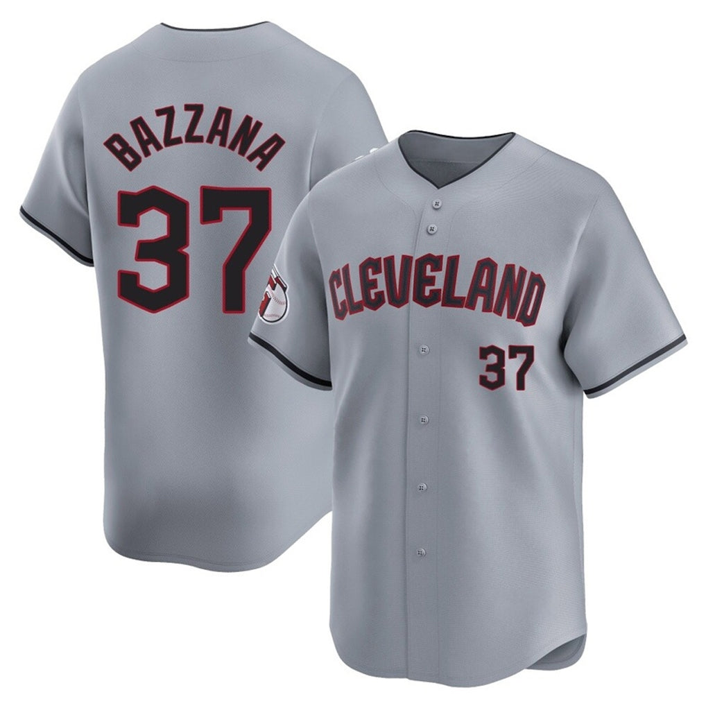 Cleveland Guardians #37 Travis Bazzana Player Gray AmberGomez Road Limited Home Stitched Jerseys