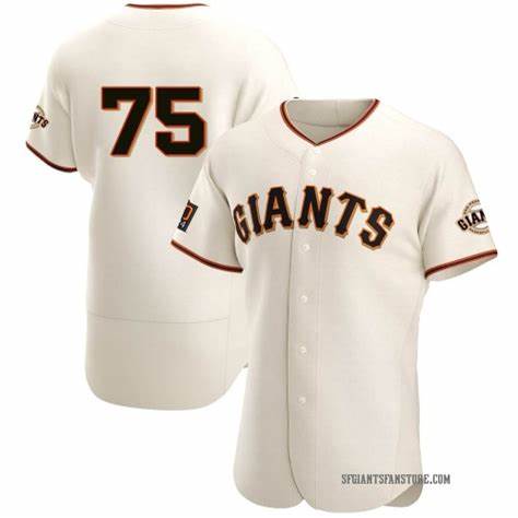 San Francisco Giants #75 Camilo Doval Cream AmberGomez Flex Base Stitched Jersey
