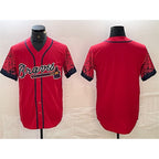Atlanta Braves Blank Red AmberGomez City Connect Cool Base Stitched Jersey