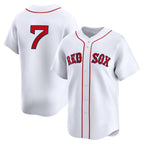 Boston Red Sox #7 Masataka Yoshida White AmberGomez Home Limited Player Jersey