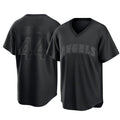 Los Angeles Angels #44 Ben Joyce Player Black AmberGomez Pitch Fashion T-shirt Stitched Jerseys